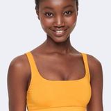 PINK - Victoria's Secret PINK Victoria’s Secret | Ultimate Scoop Gold Glow Yellow Sports Bra Photo 0