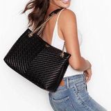 Victoria's Secret Victoria’s Secret VQuilted Shoulder Tote purse and wallet Photo 0