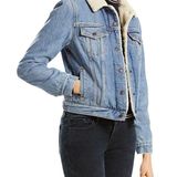 Levi's Levi’s Sherpa-Lined Denim Trucker Jacket Photo 0