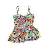 CHAPS BEAUTIFUL PLUS SIZE Women’s swimwear size 20W one piece multicolored floral print good condition Photo 0