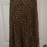 Francesca's Leopard print midi skirt Photo 0