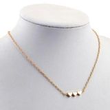 Three Hearts NWT!  Gold Necklace! Photo 0