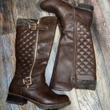 Knee High Boots Brown Size 7 Photo 0