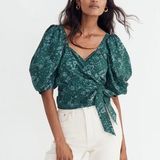 Madewell  Seersucker Sweetheart Wrap To Photo 0