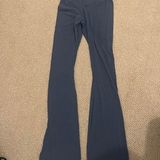 Aerie Purple Blue High Waisted Flare Leggings Photo 0