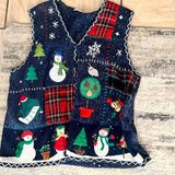 Rebecca Malone Vintage  Woman Christmas Party Vest Size 2x Photo 0