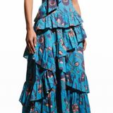 Ulla Johnson Ondine One Shoulder Ruffle Dress Photo 0