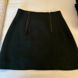 Madewell Green Wool Skirt Photo 0