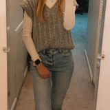 Cupcakes and Cashmere Grey Sweater Vest  Photo 0