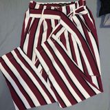Like an angel Striped Paper Bag Pants Photo 0