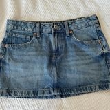 Mango Jean Skirt Photo 0