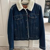 Levi's Levi’s Sherpa-Lined Denim Trucker Jacket Photo 0