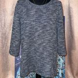 Christopher & Banks  Size L 3/4 Sleeve Top Photo 0