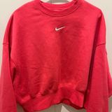 Nike  Women's Pink cropped sweater used Photo 0