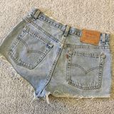 Levi's Vintage 512 Distressed Denim Jean Shorts Photo 0