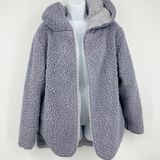 Urban Outfitters  Purple Sherpa Oversized Jacket Size XS Boho Cozy Photo 0