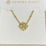 Kendra Scott NWT!  Kelly Short Pendant Necklace in Gold Photo 0