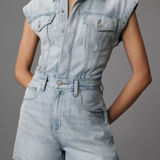 Pistola Anthropologie  Lennox Denim Romper In Roma   Photo 0