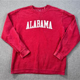 Pressbox Alabama Crimson Tide Apparel Ribbed Sweatshirt Women's Large Crew Neck Photo 0