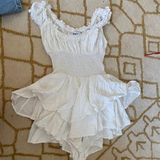 Princess Polly White Romper Photo 0