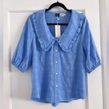 Piper & Scoot  shirts,in blue,size Small Photo 0