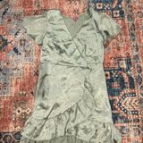 Francesca's Green wrap dress  Photo 0