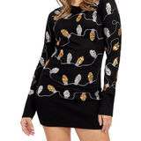 Tipsy Elves NWOT -  Women’s Christmas Light Strand Sequin Sweater Dress Photo 0