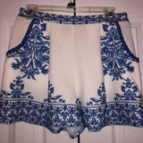 Xhilaration White And Blue Shorts Photo 0