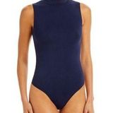 Good American Good Touch Turtleneck Bodysuit blue Size 1 / small Photo 0