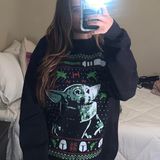 Baby Yoda Christmas Crewneck Size M Photo 0