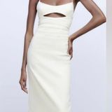 ZARA White  Dress Photo 0
