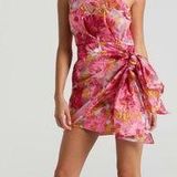 Showpo Bailey Dress in Pink Floral Photo 0