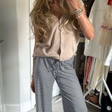 Amazon Striped Wide-Leg Pants Photo 0