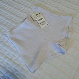 ZARA Smocked White Shorts Photo 0