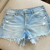 ZARA Light Wash Shorts Photo 0