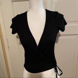 Billabong Women’s Plunging V-Neck Style Tee Photo 0