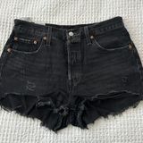 Levi's Levi’s 501 Black Denim Shorts Photo 0