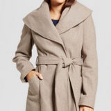 A New Day Gray Pea Coat size S Photo 0