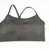 DKNY Women’s Black Sports Bra Size Small NWT Photo 0