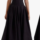 House Of CB NWOT  Lady corset midi strapless Black dress sz L Plus cup Photo 0