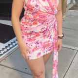 Hello Molly GIRL IN THE ROOM MESH MINI DRESS PINK Photo 0