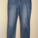 Studio Blue Distressed Straight Leg Jeans Size 30 Photo 0