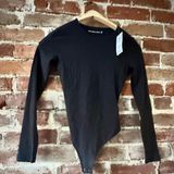 Abercrombie & Fitch NWT Black Open back Bodysuit  Photo 0