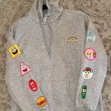 Nickelodeon Spongebob Gray Hoodie Size M Photo 0