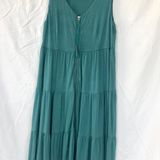 LOGO By Lori Goldstein Sleeveless Tiered Dress Photo 0