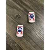 Crocs Pabst Blue Ribbon PBR Beer Charm For  Shoe Charms - 2 Pieces Photo 0