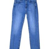 Gianni Bini Womens 30 Straight Leg Raw Hem High Waist Jeans Photo 0