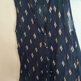 Paige Button Down Sleeveless blouse Photo 0