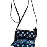 Vera Bradley  Midnight Owl 90's Retired Cross Body Bag Purse Vintage Navy Blue Photo 0