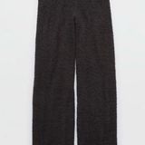 Aerie MARSHMALLOW WIDELEG SWEATPANTS | Marshmallow White Photo 0